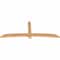 Ekena Millwork Bellingham Timber Gable Bracket, Western Red Cedar, 108"W x 40"H x 3 1/2"D x 5 1/2"F, 9/12 Pitch GBW108X40X0406BEL00SWR - alternate 3